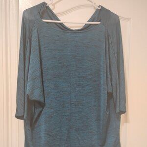 Apt 9 | Womens Teal Blue Shirt | 3/4 Sleeve | Size Large